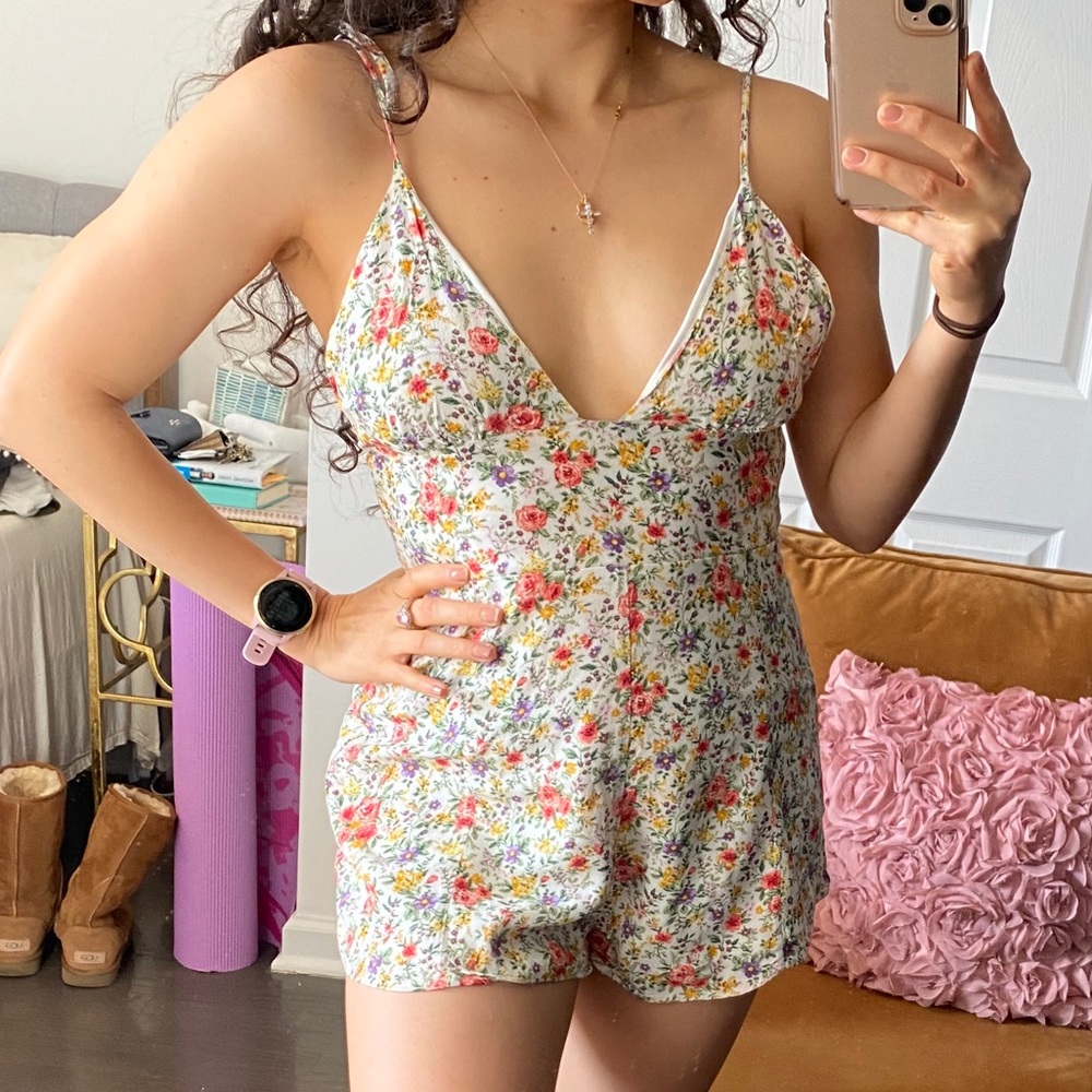 FLORAL ROMPER